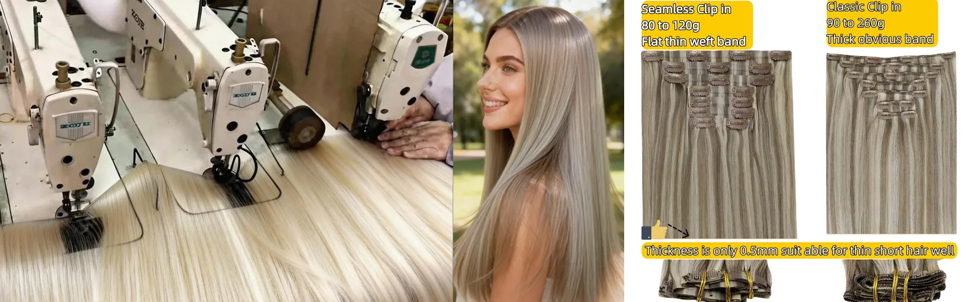 Clip in Hair Extensions