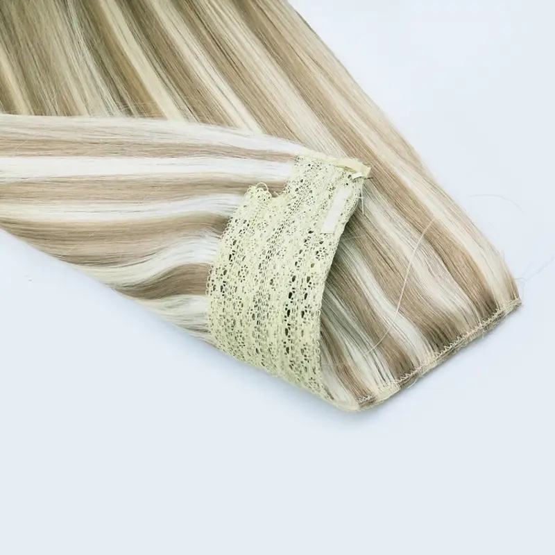 Human Hair Halo Extensions