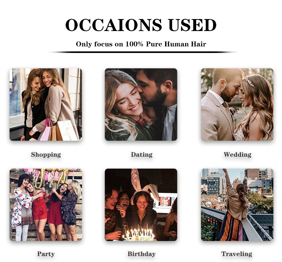 Clip In Human Hair Extensions