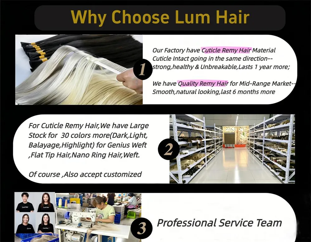 Human Hair Tape In Extensions