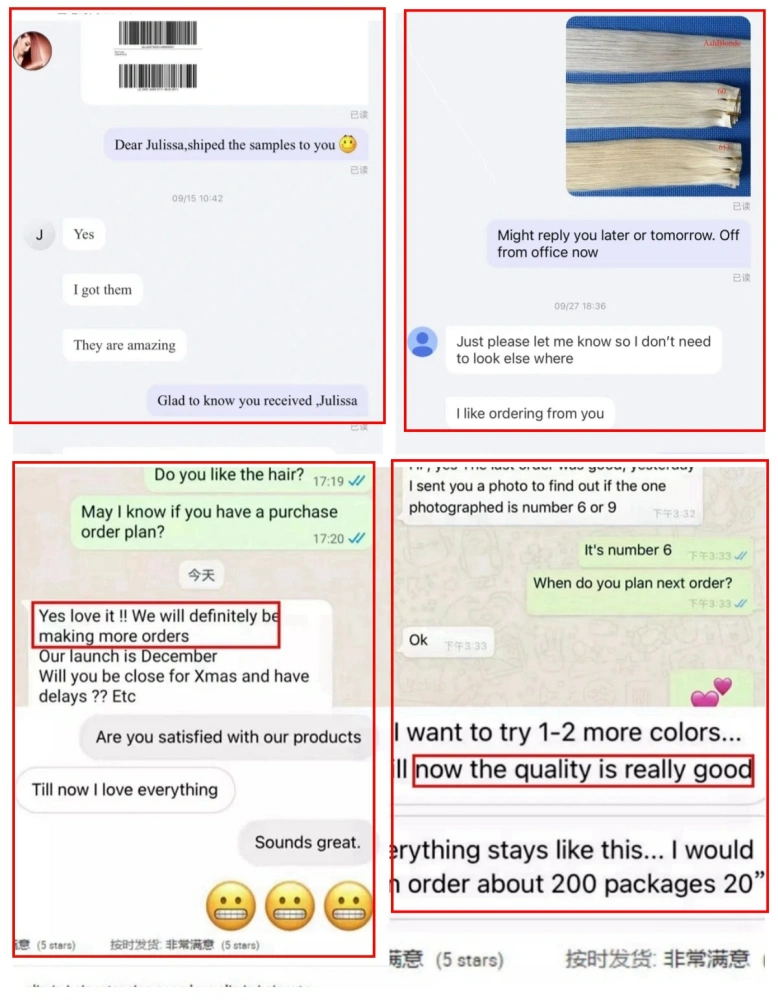 KTip Hair Extensions Customer Feedback
