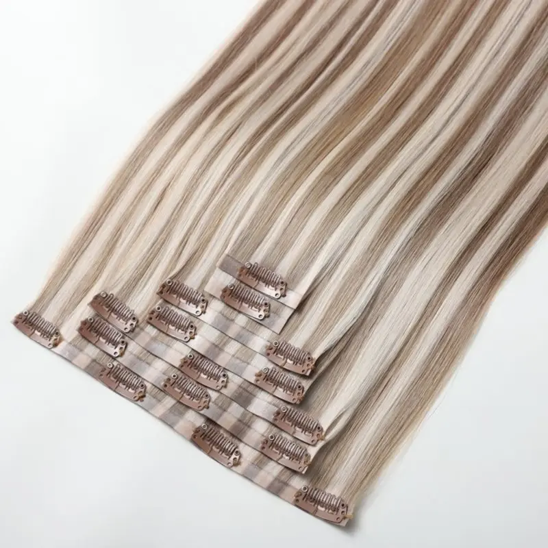 Seamless Clip in Human Hair Extensions